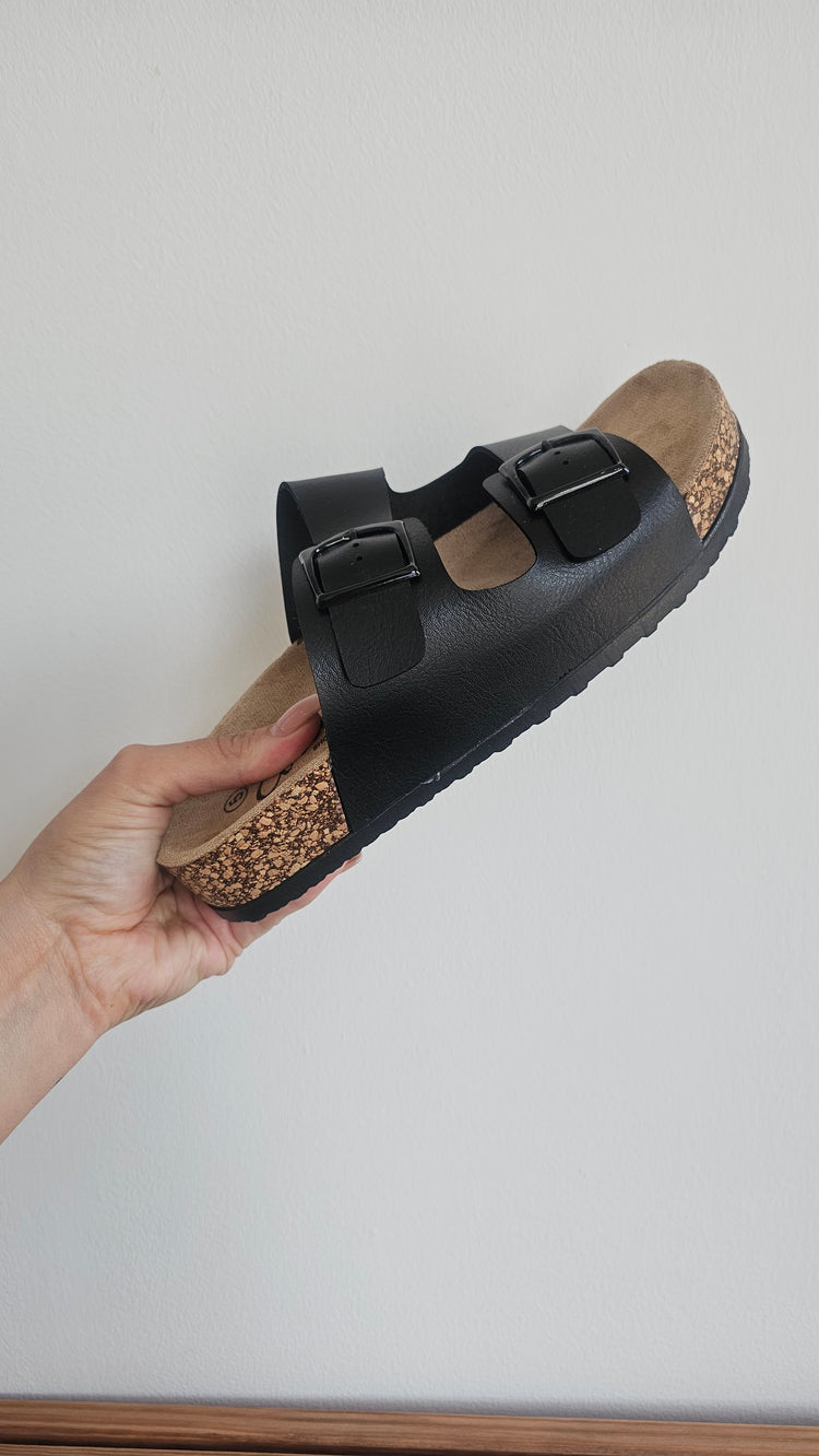 BRONTE  SANDALS IN BLACK