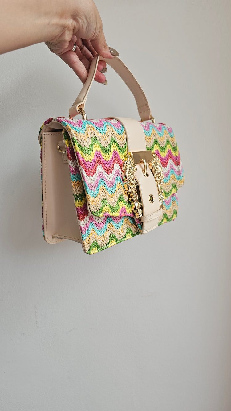 Buckle detail multiwave bag