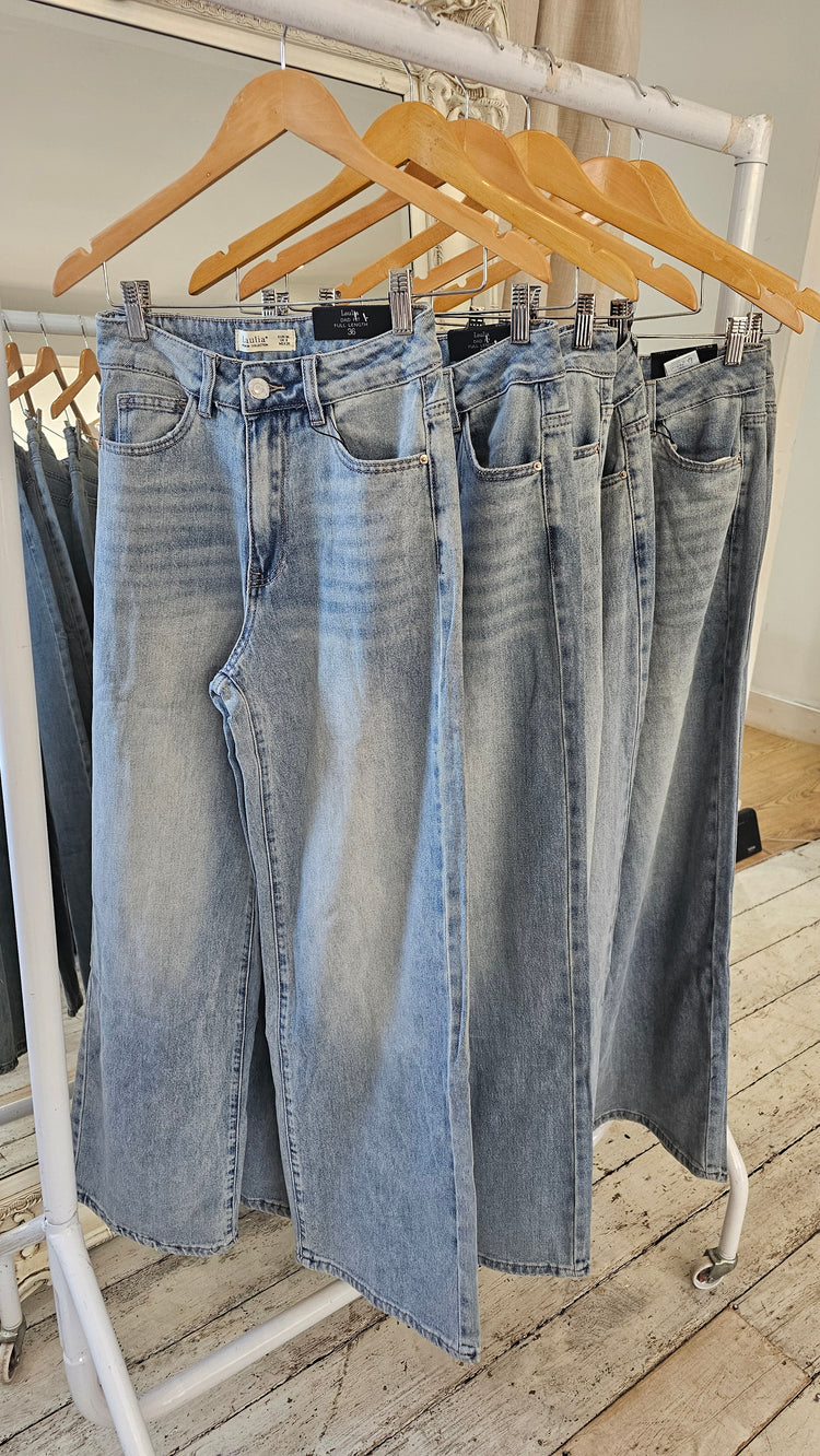 Mid Denim Dad Fit Jeans