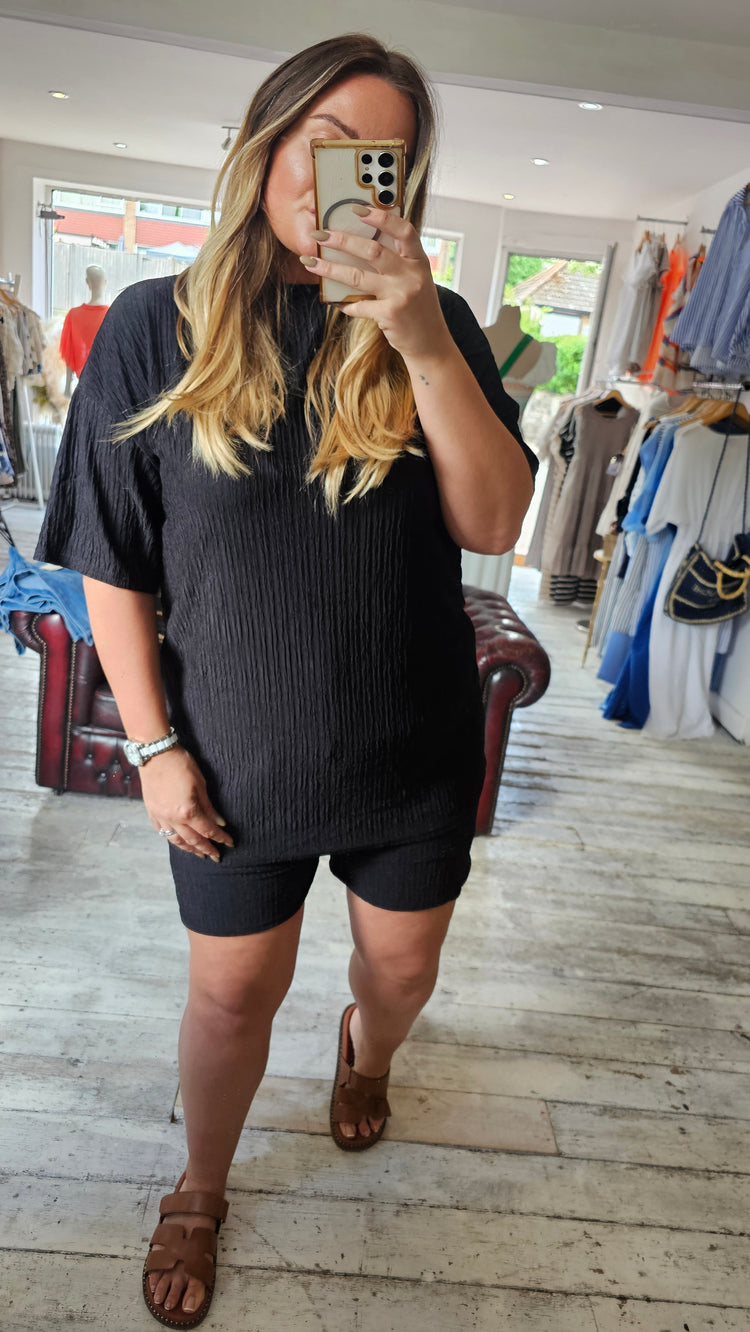 Lia textured two-piece (various colours)