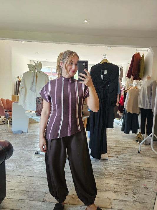 Blake Balloon fit joggers in chocolate