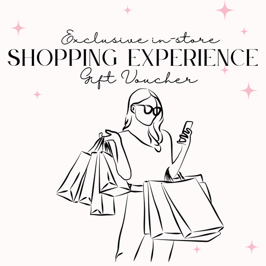 Exclusive in-store shopping experience gift voucher