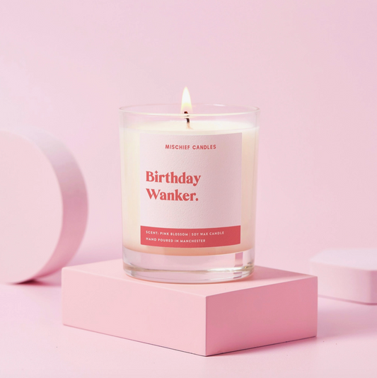 Birthday Wanker Funny Candle Gift