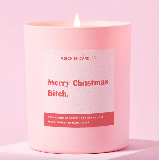 Christmas Bitch Funny Christmas Gift For Her Candle
