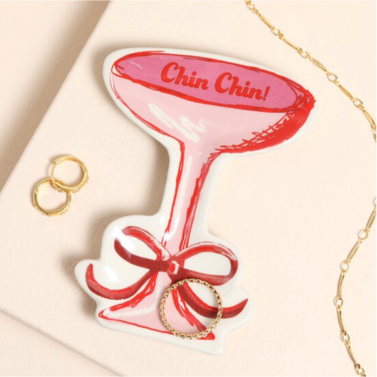 CHIN CHIN COCKTAIL CERAMIC TRINKET DISH