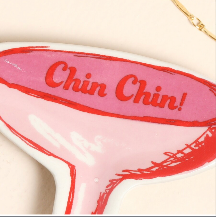CHIN CHIN COCKTAIL CERAMIC TRINKET DISH