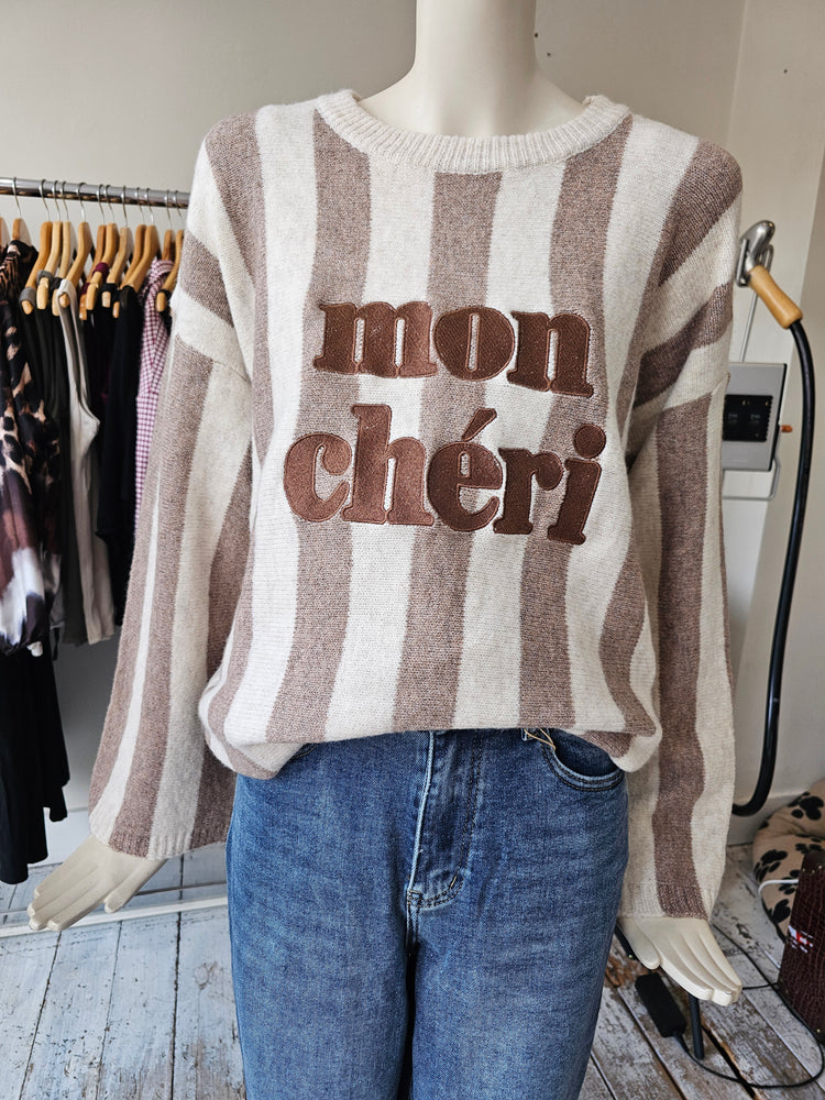 MON CHERI STRIPE JUMPER