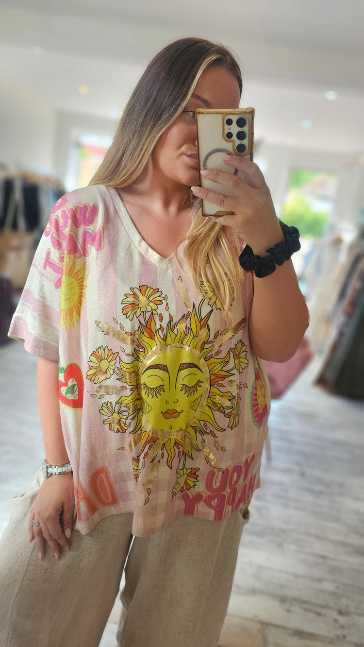 Do what makes you happy graphic top
