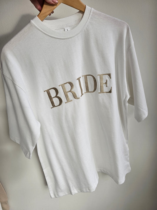 Luxe Bride Tee in off white