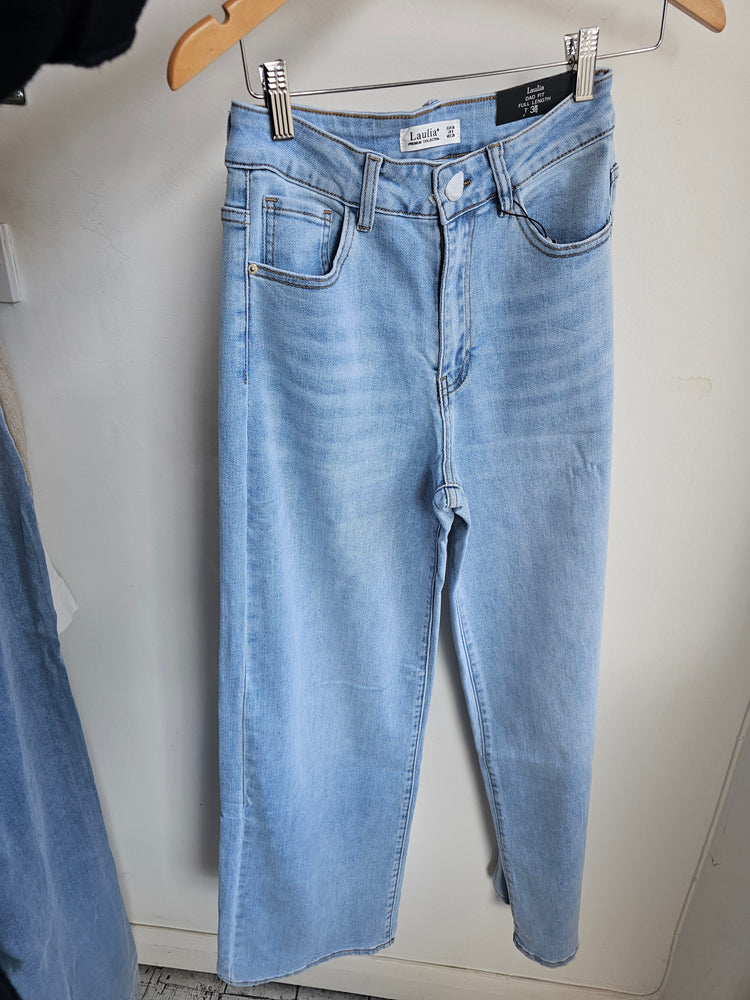 Dad Fit Mid Blue Denim Jeans