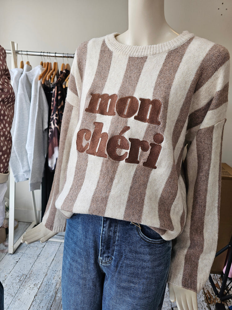 MON CHERI STRIPE JUMPER
