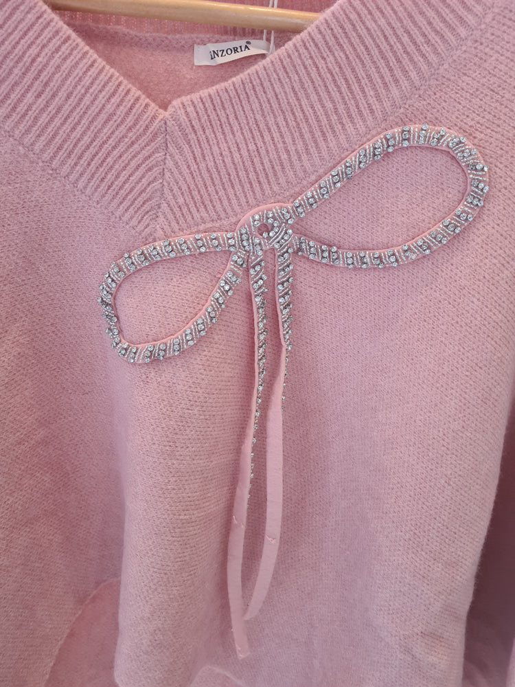 Mimi bow detail knit