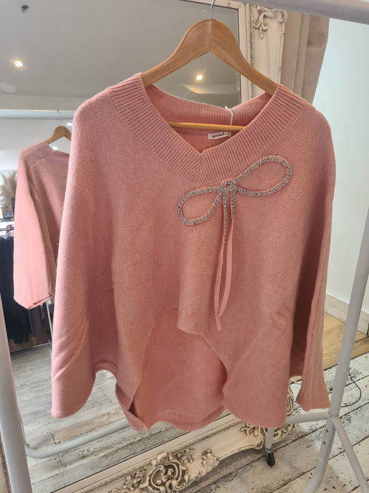 Mimi bow detail knit