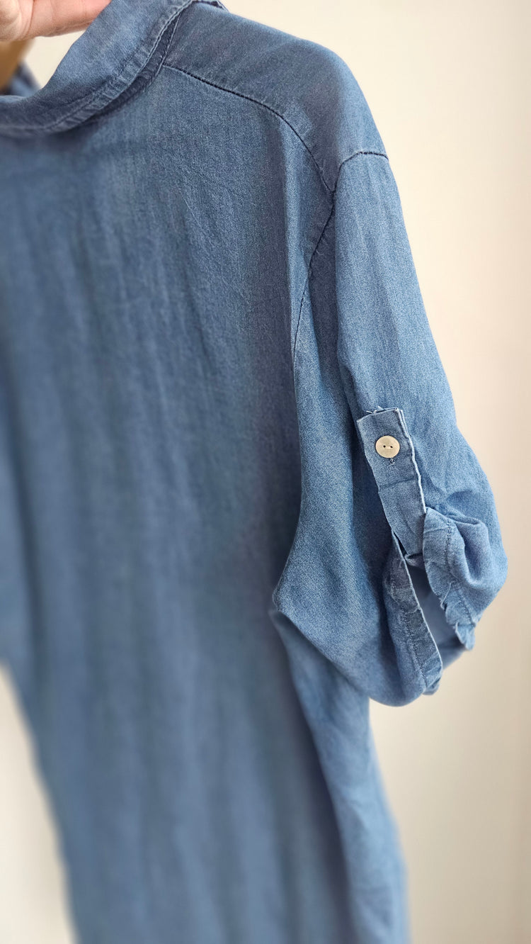 Charley Denim Look Shirt Dress