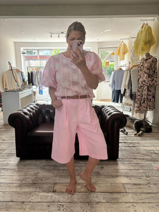 Camilla Bermuda shorts in pink