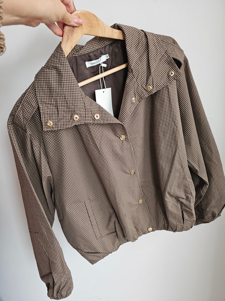 Chelsea Harrington Check lightweight jacket