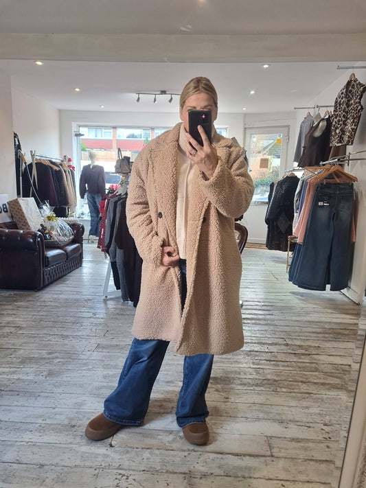 Bertie Coat in Beige